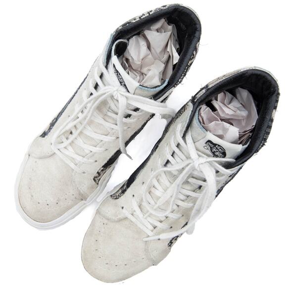 Vans Sk8-Hi Slim Italian Weave Skateboarding Shoes Size Women's 6 Men's 4.5 - Picture 2 of 11